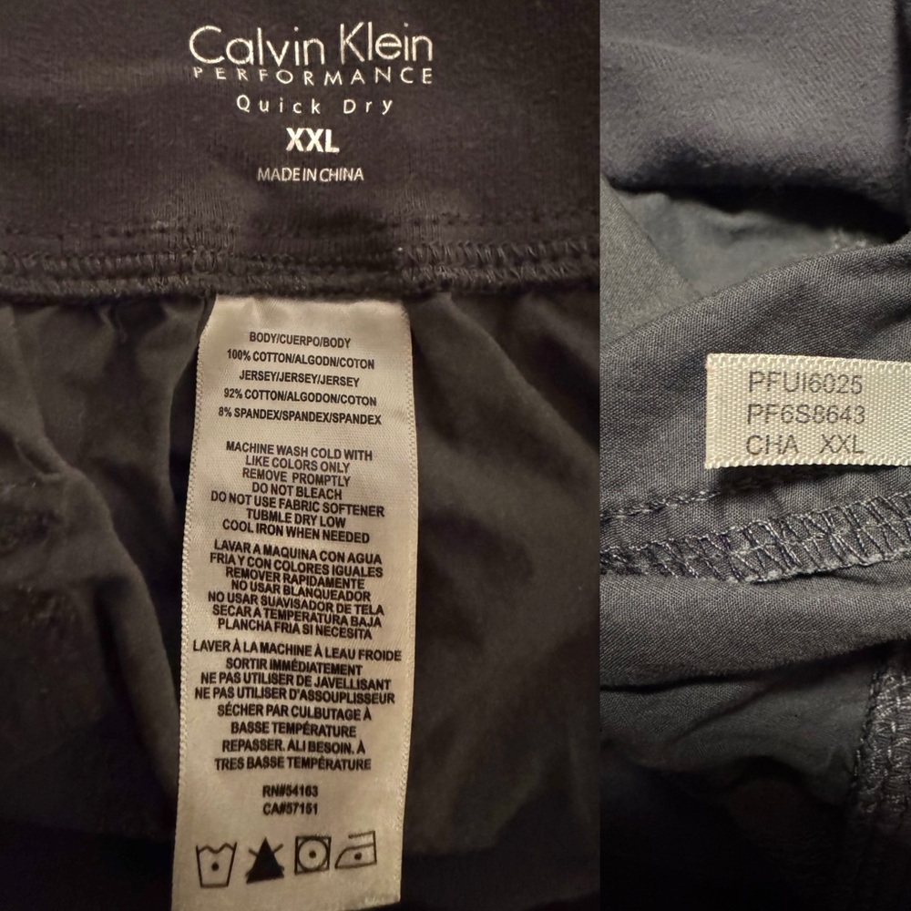 Calvin Klein Convertible Shorts, Gray, size XXL - Picture 9 of 12